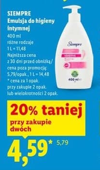 emulsja do higieny intymnej