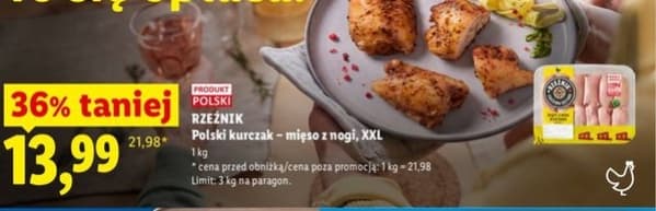 polski kurczak mięso z nogi XXL