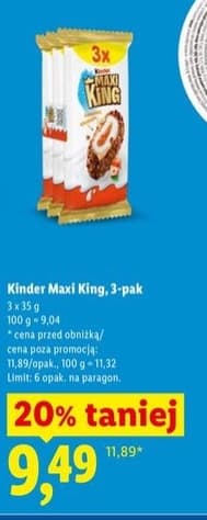 Kinder Maxi King