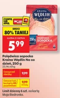 Kraina Wędlin polędwica sopocka 250g