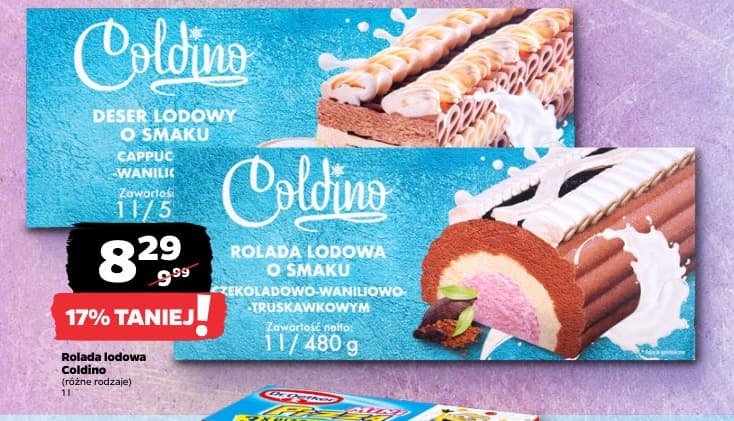 deser lodowy o smaku cappucino-waniliowym