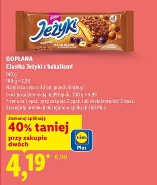 ciastka Jeżyki z bakaliami