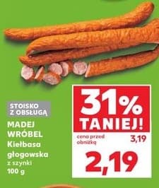 kiełbasa głogowska z szynki