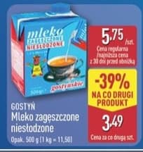 mleko zagęszczone niesłodzone