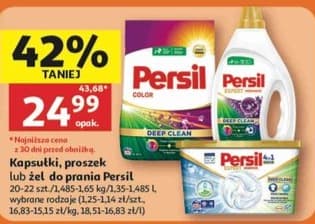 kapsułki, proszek lub żel do prania