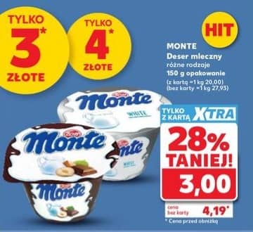 Monte deser mleczny 150g