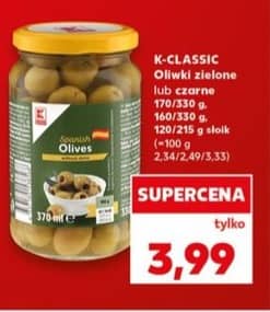 K-Classic oliwki 170/330g. 160/330g. 120/215g