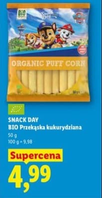BIO przekąska kukurydziana