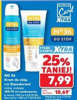 krem do stóp lub dezodorant