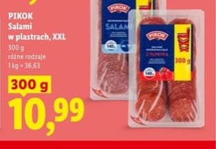salami w plastrach