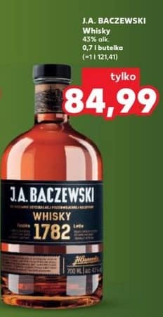 J.A. Baczewski whisky 0.7l
