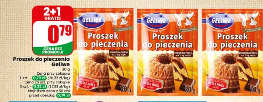 Gellwe proszek do pieczenia 30g