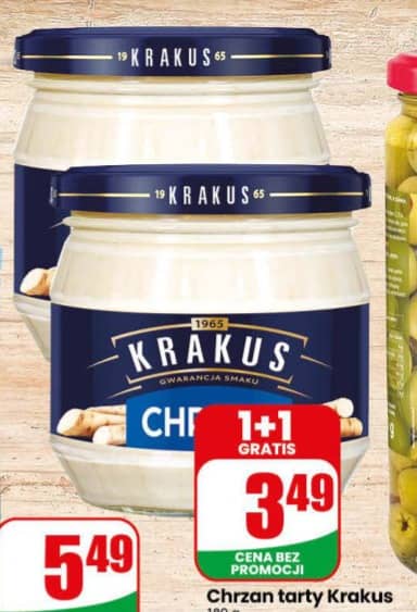 Krakus chrzan tarty 180g