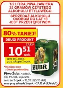 Żubr piwo Żubr 4x0.5l