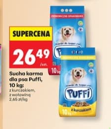 sucha karma dla psa Puffi