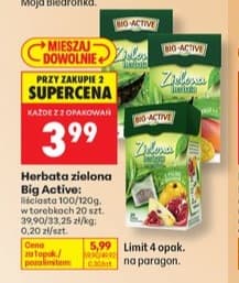 herbata zielona Big Active