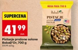 pistacje prażone solone