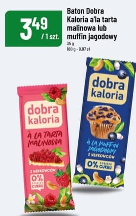 baton a'la tarta malinowa lub muffin jagodowy