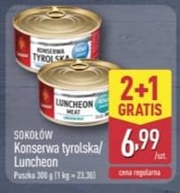 Sokołów konserwa turystyczna/luncheon 300g