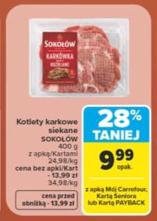 Sokołów kotlety karkowe siekane 400g