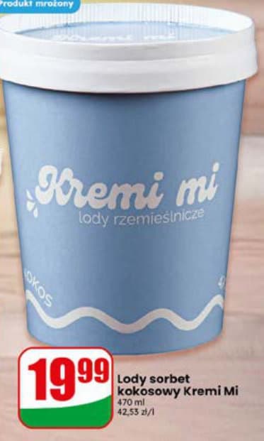 lody sorbet kokosowy