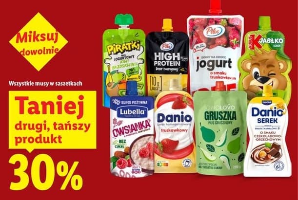 Wszystkie musy w saszetkach