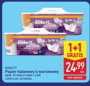 Kokett papier toaletowy 4-warstwowy 10rolek