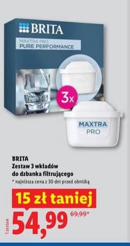 BRITA zestaw 3 wkładów do dzbanka filtrującego 3szt.