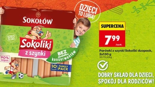 parówki z szynki