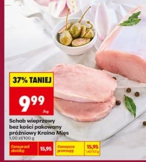 schab wieprzowy bez kości pakowany próżniowo