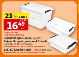 pojemnik z pokrywką na kółkach