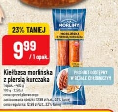 kiełbasa morlińska z piersią kurczaka