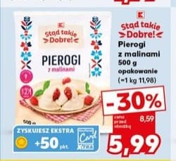 pierogi z malinami
