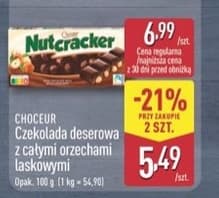 czekolada mleczna z całymi orzechami laskowymi
