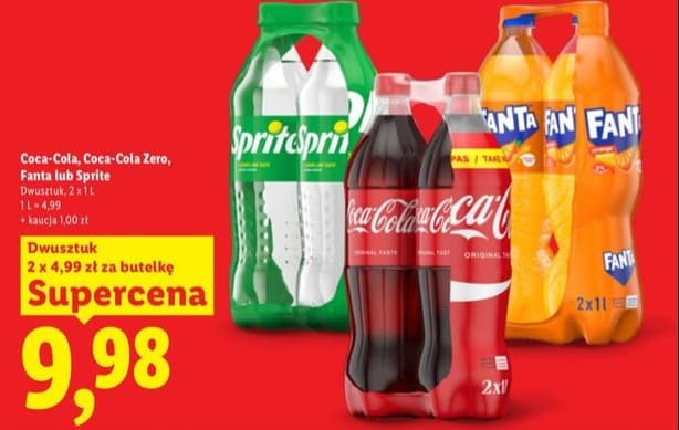 napój gazowany cola
