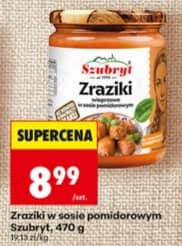 Szubryt zraziki w sosie pomidorowym 470g