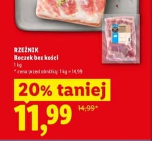 Rzeźnik boczek 1kg