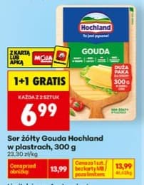 ser żółty Gouda w plastrach