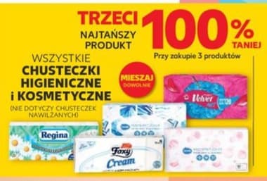 Wszystkie chusteczki higieniczne i kosmetyczne