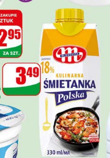 śmietanka UHT 18% kulinarna
