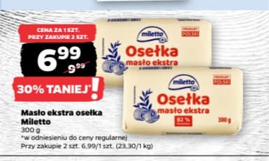 masło ekstra osełka