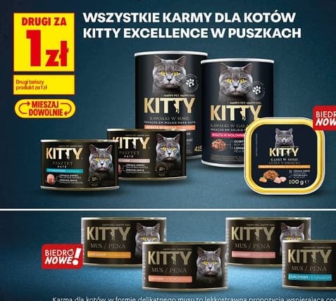 Wszystkie karmy dla kotów Excellence w puszkach