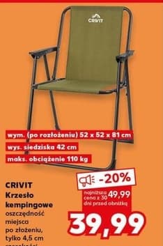 krzesło kempingowe