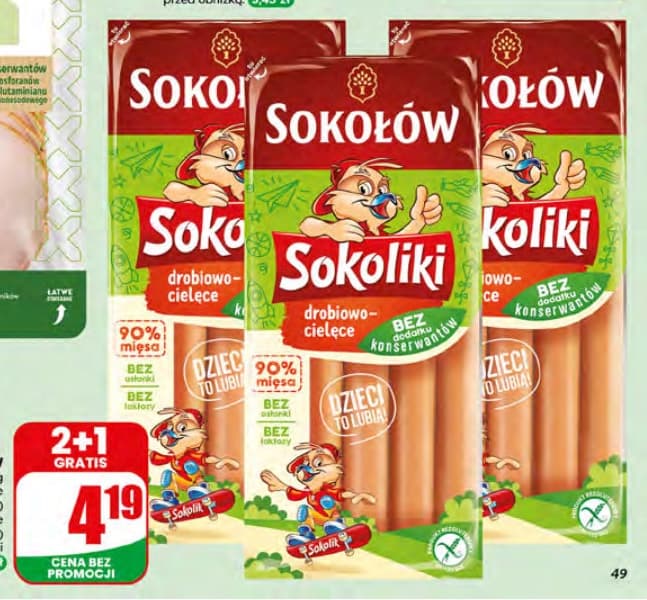 parówki Sokoliki