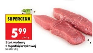 stek wołowy z łopatki/krzyżowej