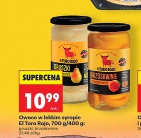 owoce w lekkim syropie