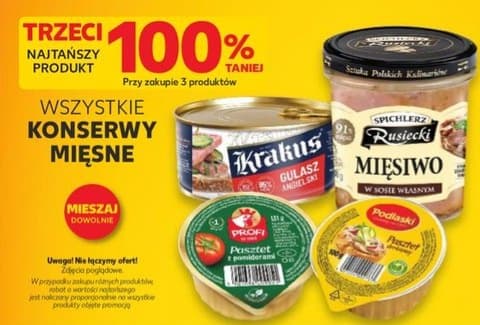 Wszystkie pasztety i konserwy mięsne