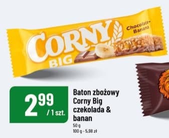 baton zbożowy czekolada & banan