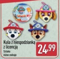 kula z niespodzianką z licencją