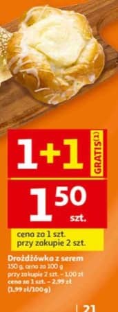 drożdżówka z serem 150g